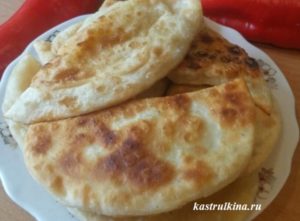 чебуреки с картошкой