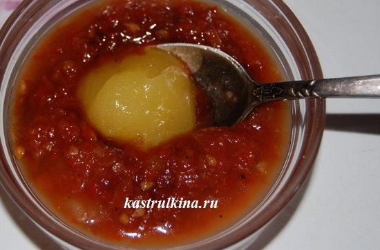 томатный соус с медом