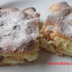яблочная шарлотка с растительным маслом
